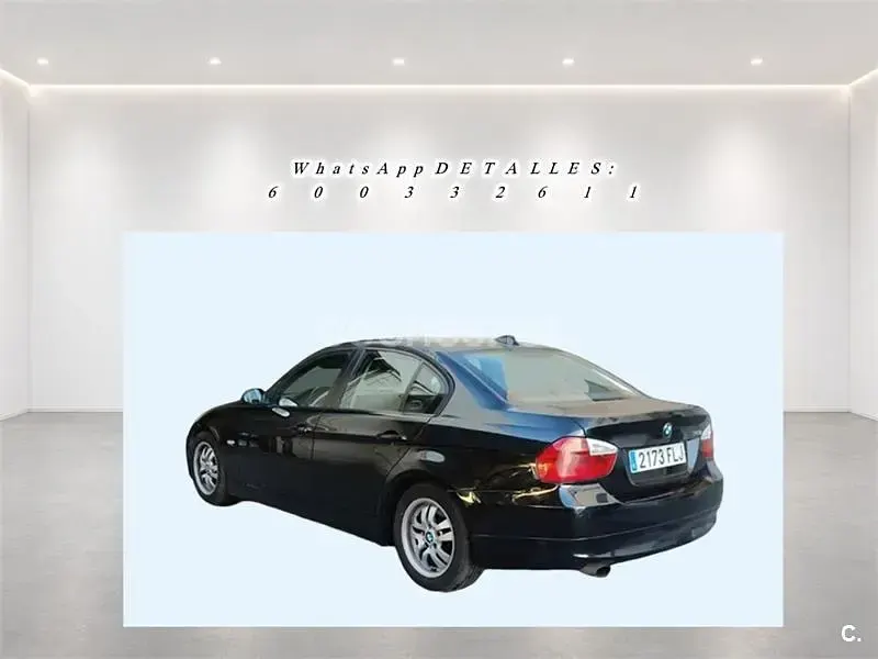 Usado BMW 318 129 CV (94 kW) 2007 Negro Berlina