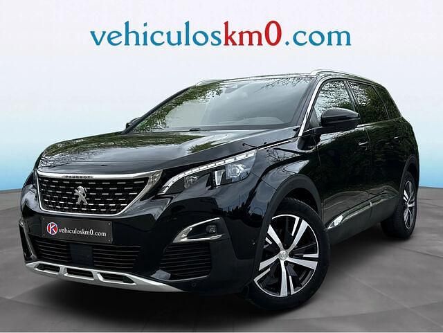 Negro Usado 2017 Peugeot 5008 GT-line Monovolumen | 16.900 € (Un poco caro) - Imagen 1/4