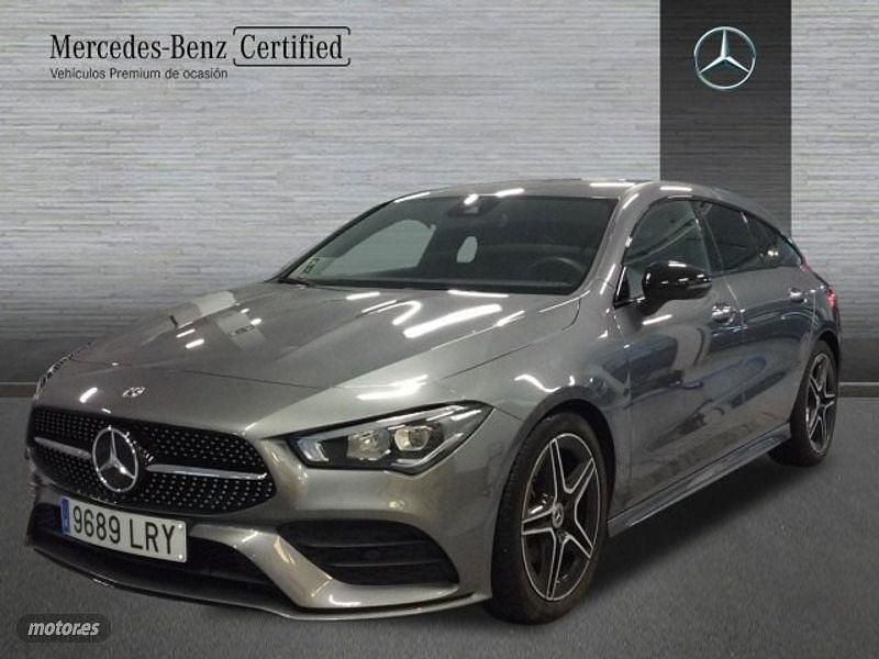 Gris montaña Usado 2020 Mercedes CLA180 Shooting Brake AMG line Familiar | 26.400 € (Super precio) - Imagen 1/4