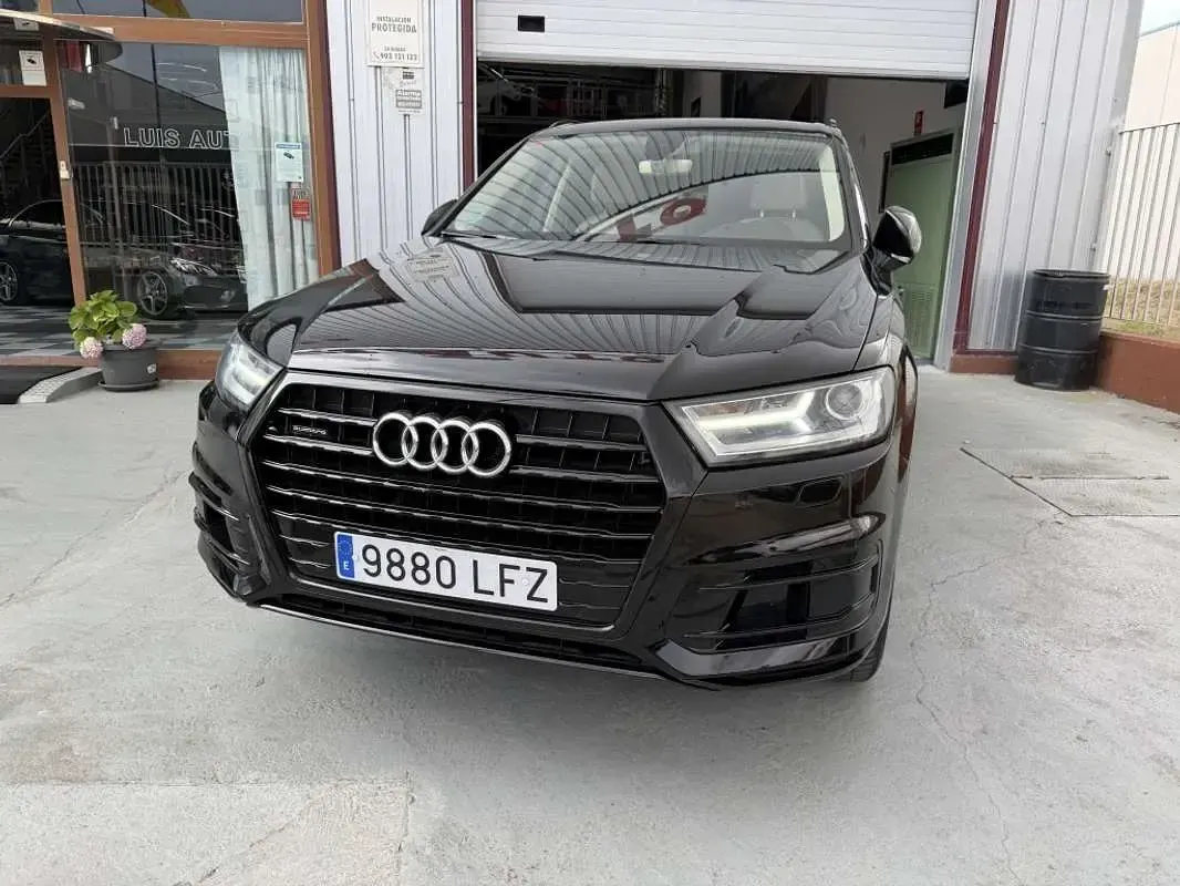 Usado Audi Q7 S-Line 272 CV (200 kW) 2016 Negro SUV