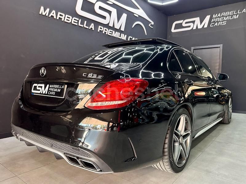 Usado Mercedes C63S AMG 510 CV (375 kW) 2018 Negro Berlina