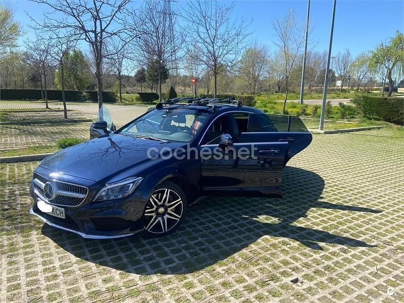 Usado Mercedes CLS500 408 CV (300 kW) 2016 Azul Familiar