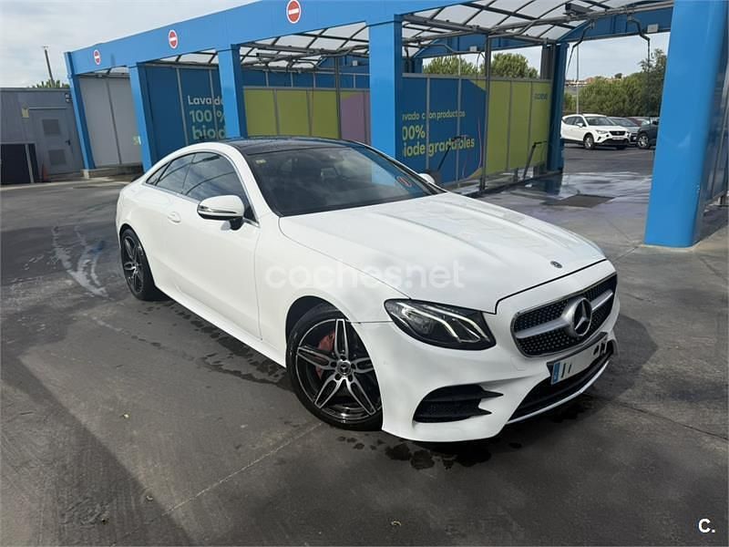 Usado Mercedes E220 194 CV (142 kW) 2018 Blanco Coupe