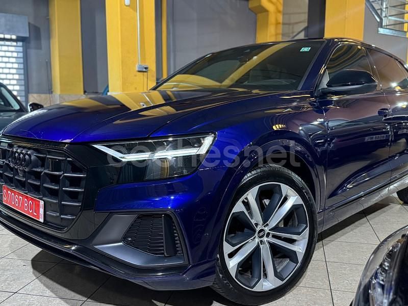 Usado Audi Q8 S-Line 231 CV (169 kW) 2020 Azul SUV