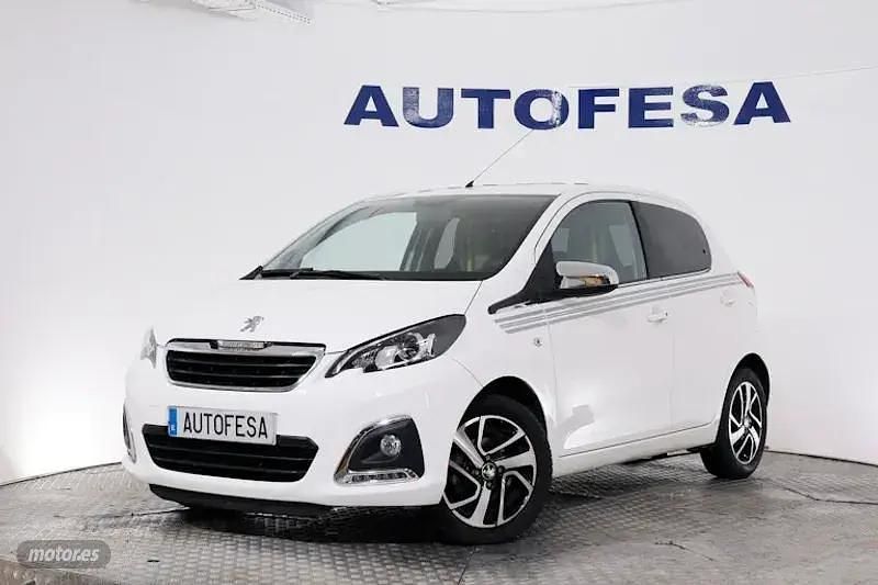 Blanco Usado 2018 Peugeot 108 Collection Utilitario | 7450 € (Precio justo) - Imagen 1/4