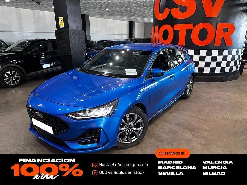 Azul Usado 2023 Ford Focus ST-Line Berlina | 15.450 € (Super precio) - Imagen 1/4