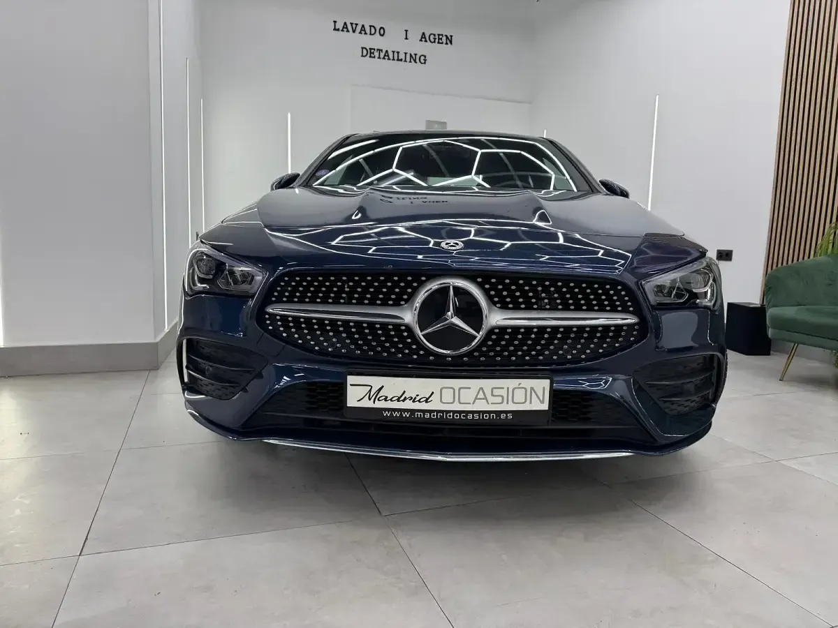 Usado Mercedes CLA250e 218 CV (160 kW) 2022 Azul Coupe