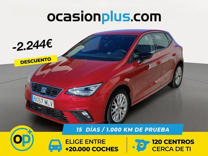 Usado Seat Ibiza FR 110 CV (80 kW) 2023 Rojo Berlina