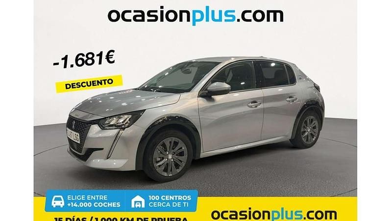 Gris Usado 2021 Peugeot e-208 Allure Utilitario | 16.819 € (Precio justo) - Imagen 1/4