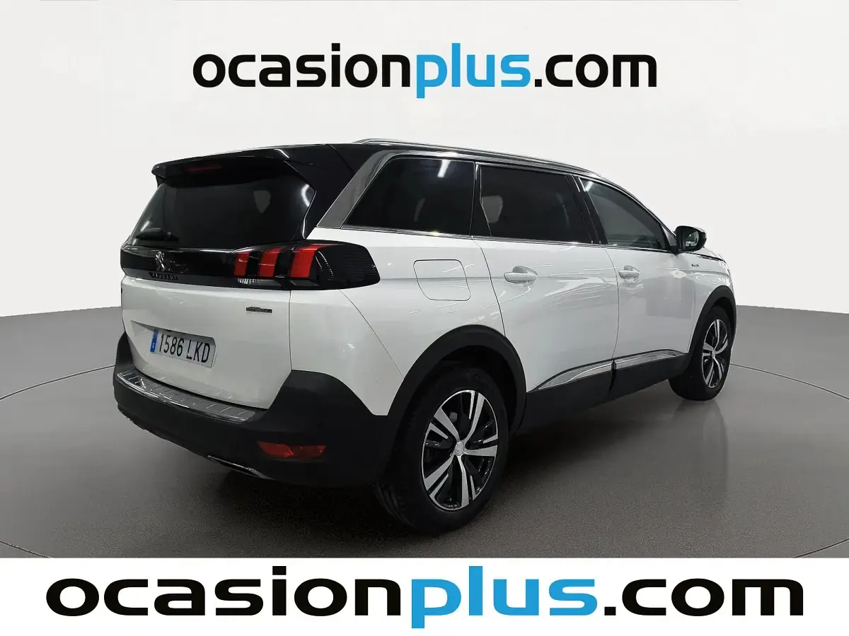 Usado Peugeot 5008 GT-line 131 CV (96 kW) 2020 Blanco SUV
