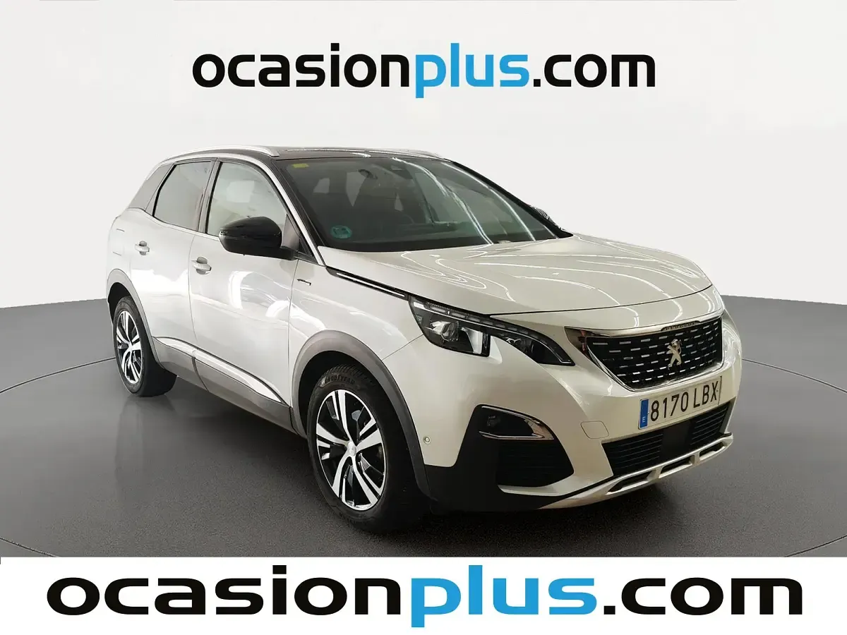 Usado Peugeot 3008 GT-line 131 CV (96 kW) 2019 Blanco SUV