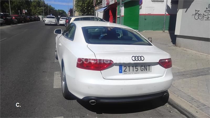 Usado Audi A5 190 CV (139 kW) 2009 Blanco Coupe