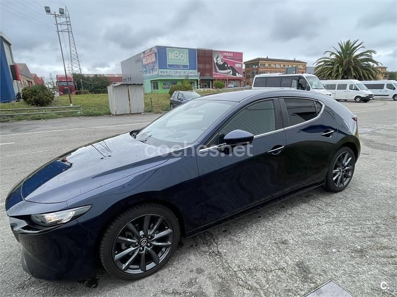 Azul Usado 2021 Mazda 3 Berlina | 22.500 € (Un poco caro) - Imagen 1/4