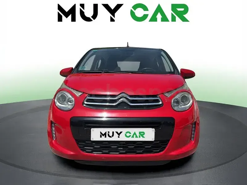 Usado Citroën C1 PureTech 82 CV (60 kW) 2018 Rojo Utilitario