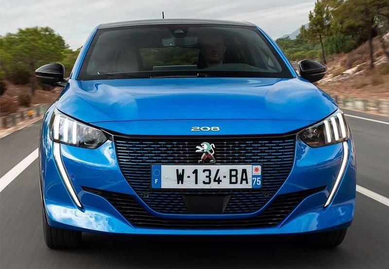 Negro Usado 2020 Peugeot e-208 GT-line Utilitario | 11.300 € (Super precio) - Imagen 1/4