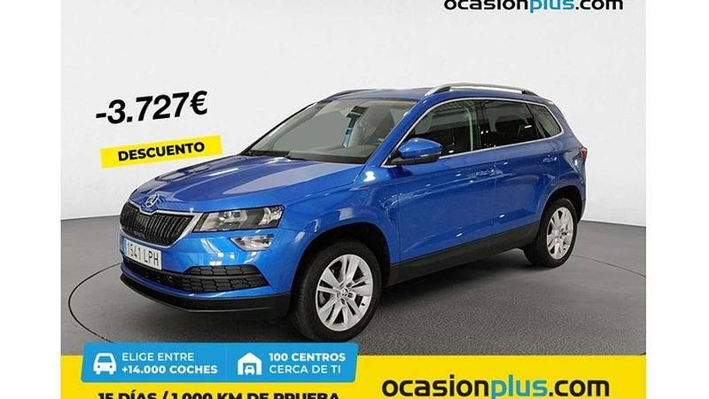 Azul Usado 2021 Skoda Karoq Ambition SUV | 17.046 € (Super precio) - Imagen 1/4