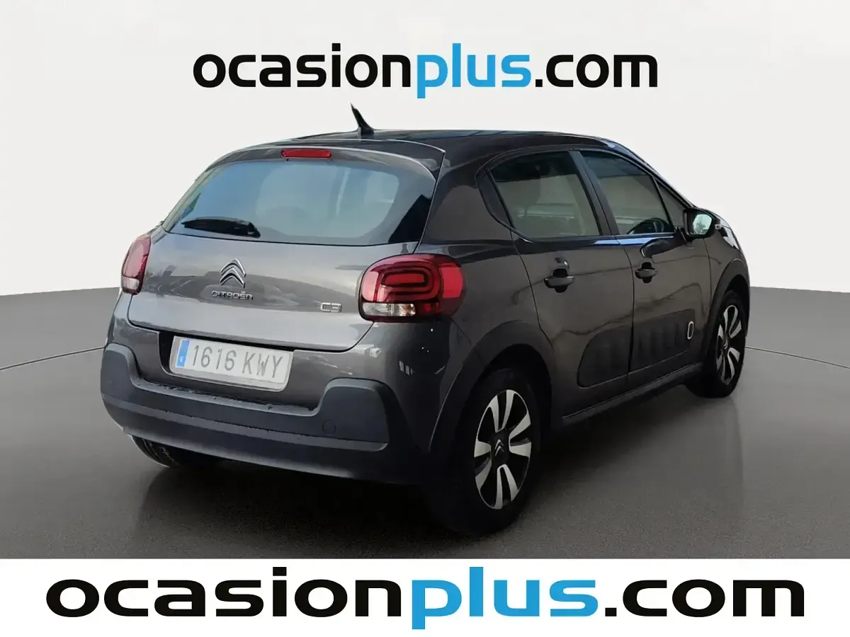Usado Citroën C3 Feel 110 CV (80 kW) 2019 Gris Utilitario
