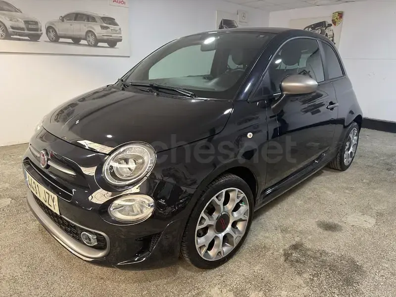 Usado Fiat 500 S 69 CV (50 kW) 2017 Negro Berlina