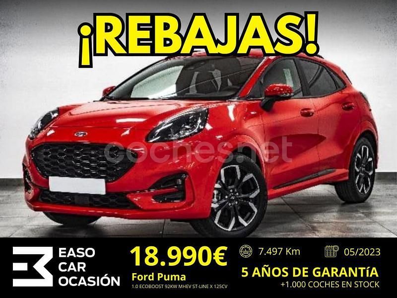 Rojo Usado 2023 Ford Puma ST-Line X SUV | 22.490 € (Precio justo) - Imagen 1/4