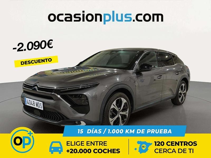 Gris Usado 2023 Citroën C5 X Feel Familiar | 18.590 € (Precio justo) - Imagen 1/4