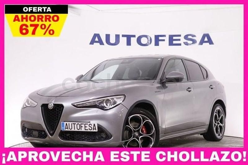 Usado Alfa Romeo Stelvio Veloce 210 CV (154 kW) 2021 Gris / plata SUV