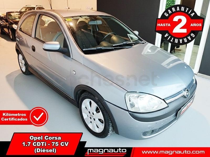 Usado Opel Corsa Edition 75 CV (55 kW) 2003 Gris / plata Utilitario