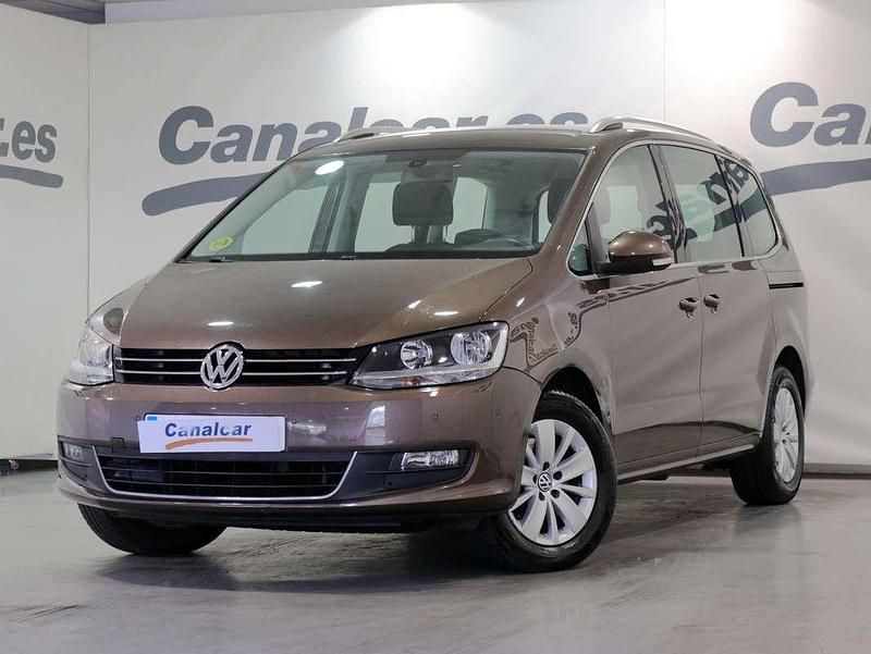 Marrón Usado 2013 VW Sharan Advance Monovolumen | 13.731 € (Precio justo) - Imagen 1/4
