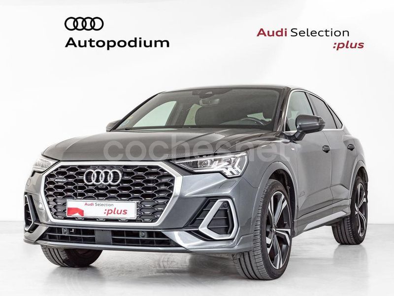 Gris Usado 2020 Audi Q3 Sportback S-Line SUV | 36.500 € (Precio justo) - Imagen 1/4
