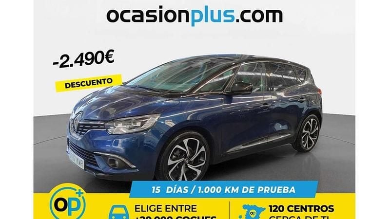 Usado Renault Scenic E-Tech Techno 160 kW (218 CV) 2018 Azul SUV