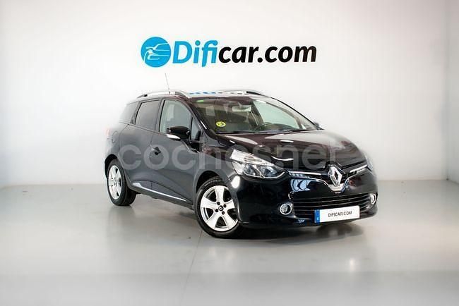 Usado Renault Clio GrandTour 91 CV (66 kW) 2015 Negro Familiar