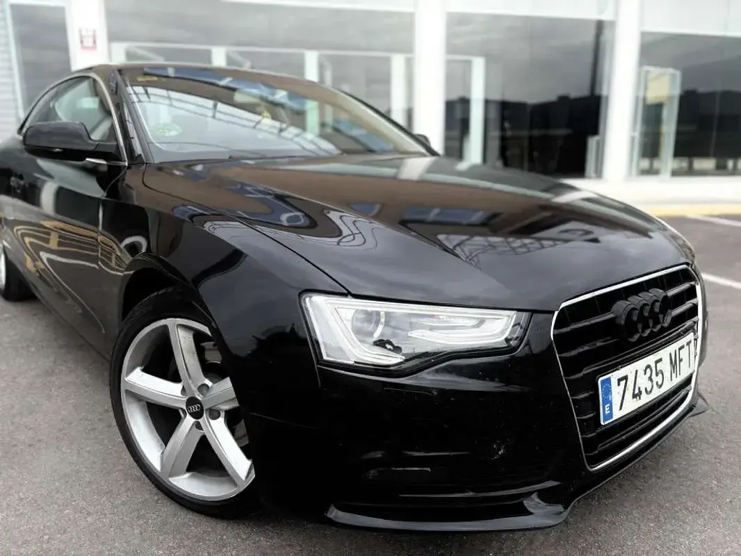 Usado Audi A5 S-Line 170 CV (125 kW) 2014 Negro Coupe