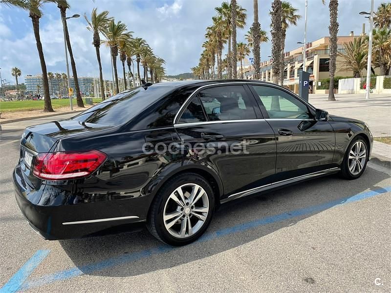Usado Mercedes E200 Avantgarde 136 CV (100 kW) 2013 Negro Berlina