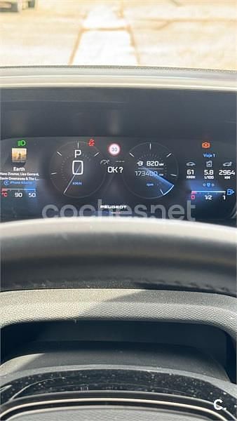 Gris / plata Usado 2022 Peugeot 308 Allure Familiar | 12.200 € (Buen precio) - Imagen 1/4
