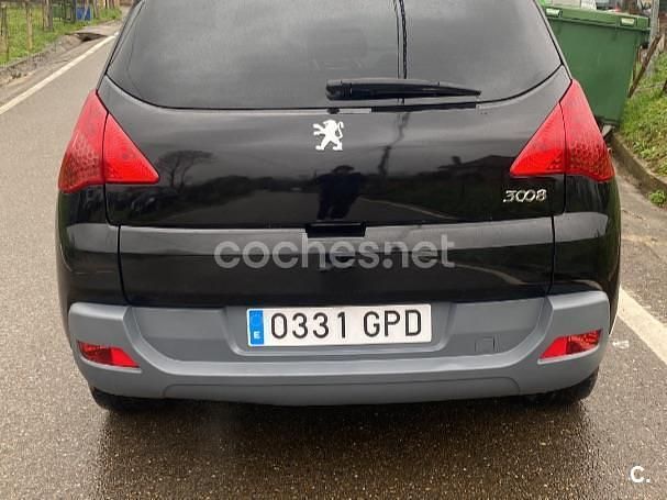 Usado Peugeot 3008 Premium 110 CV (80 kW) 2009 Negro Berlina