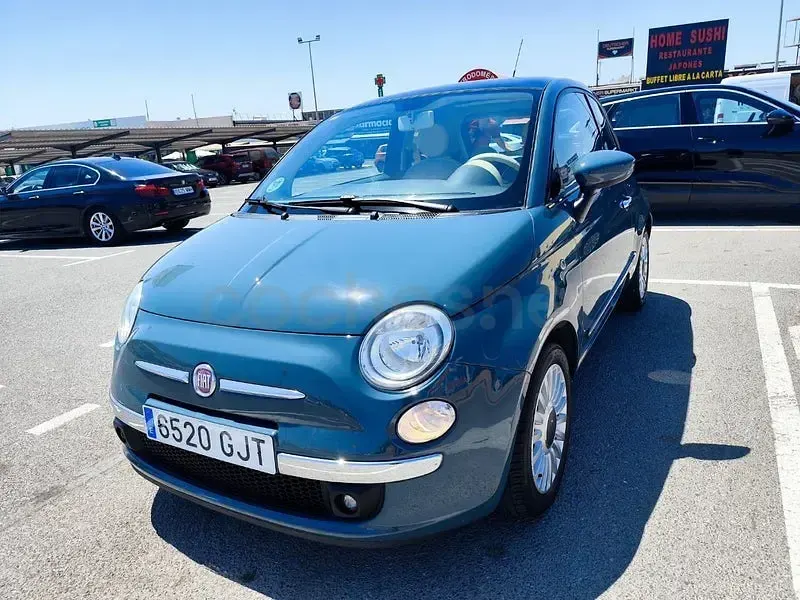 Usado Fiat 500 Lounge 100 CV (73 kW) 2008 Azul Berlina
