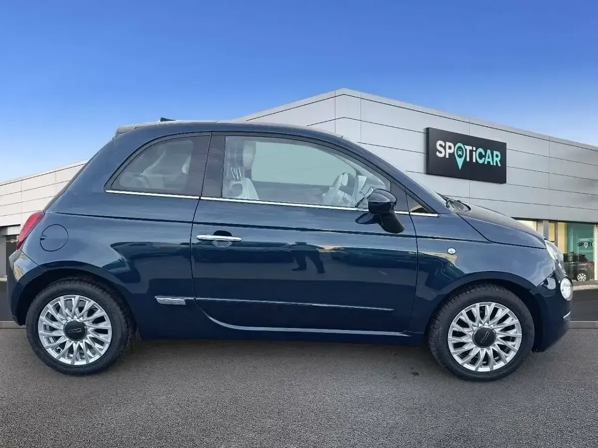 Usado Fiat 500 Lounge 69 CV (50 kW) 2019 Azul Utilitario