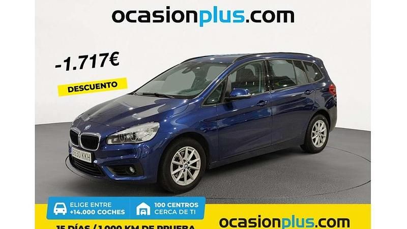 Azul Usado 2018 BMW 218 Gran Tourer Monovolumen | 17.173 € (Precio justo) - Imagen 1/4