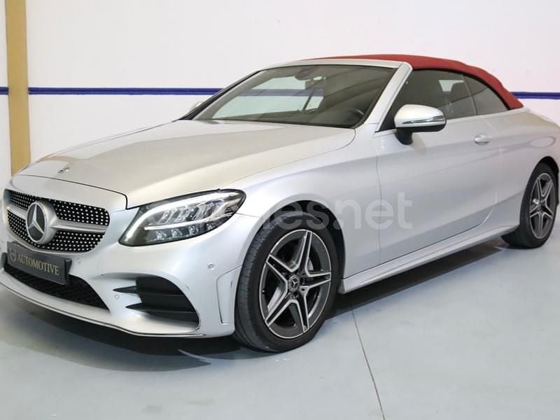 Gris / plata Usado 2019 Mercedes C200 Descapotable | 24.990 € (Super precio) - Imagen 1/4