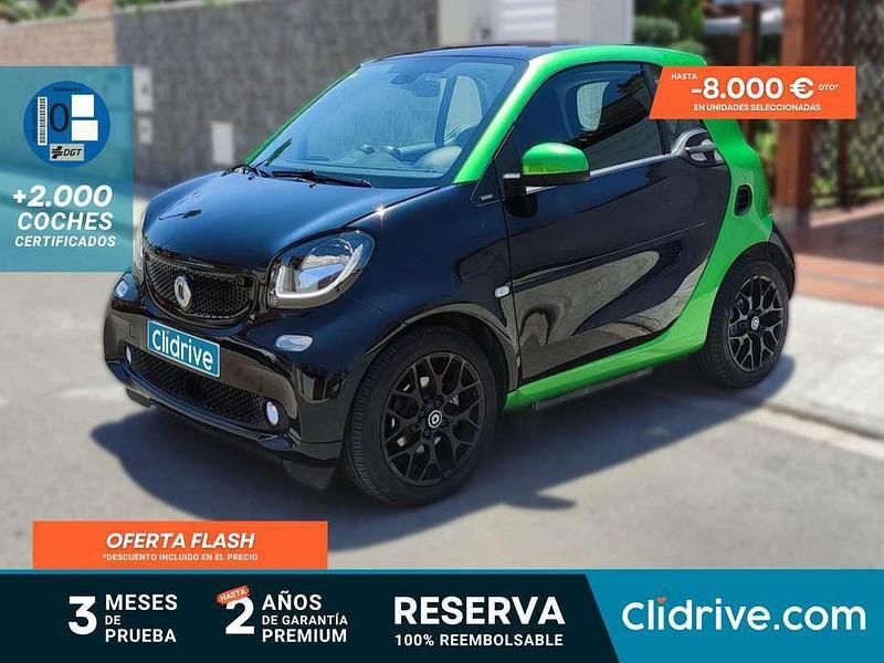 Negro Usado 2018 Smart ForTwo Electric Drive Coupe | 8790 € (Super precio) - Imagen 1/4