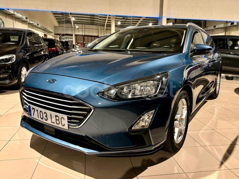 Azul Usado 2019 Ford Focus Trend Familiar | 12.950 € (Un poco caro) - Imagen 1/4
