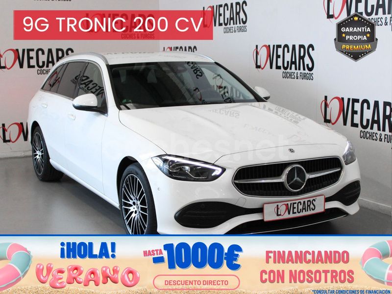 Blanco Usado 2022 Mercedes C220 Familiar | 32.900 € (Precio justo) - Imagen 1/3