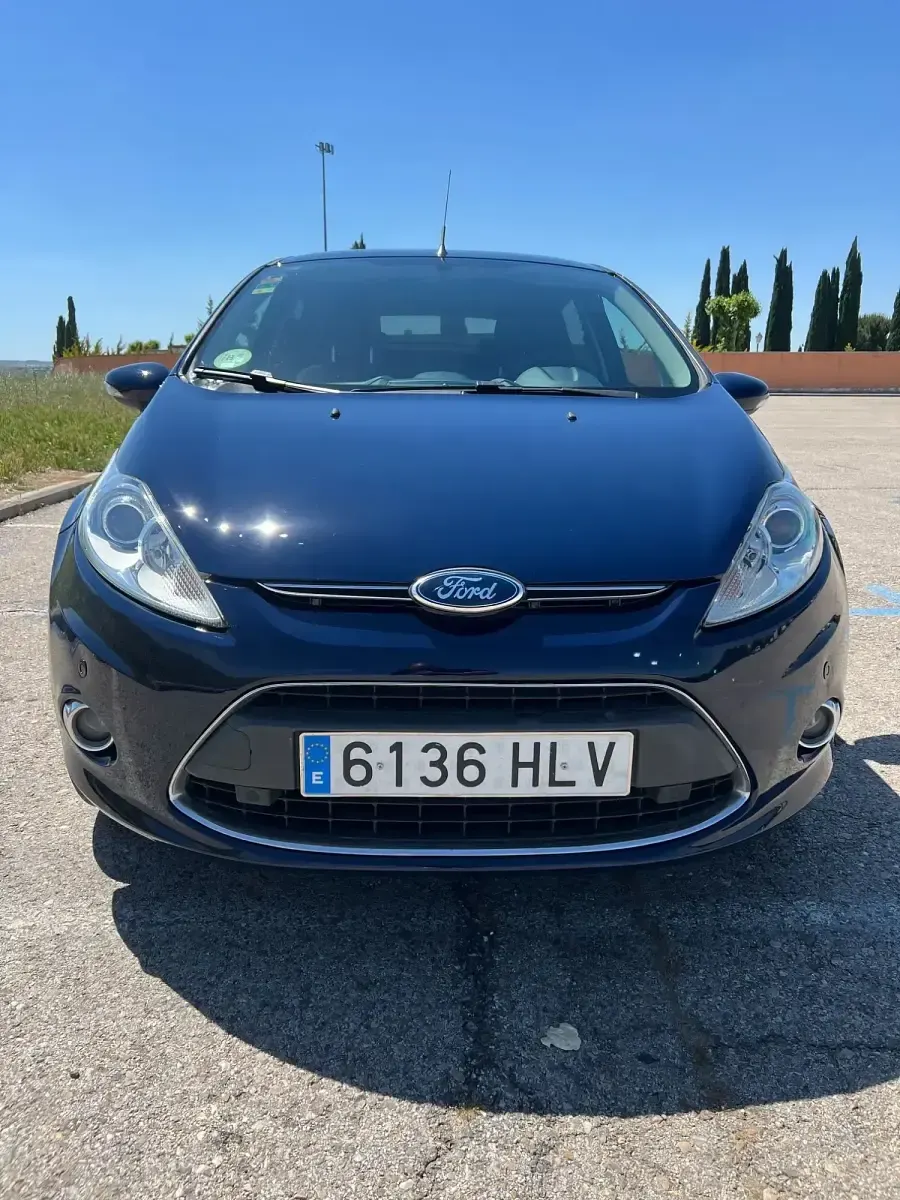 Usado Ford Fiesta Trend 95 CV (69 kW) 2012 Azul Utilitario