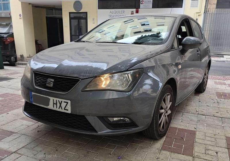 Usado Seat Ibiza Style 105 CV (77 kW) 2014 Gris Utilitario
