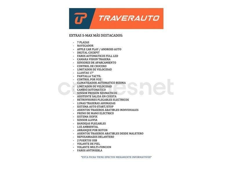 Usado Ford S-MAX Titanium 190 CV (139 kW) 2022 Azul Monovolumen