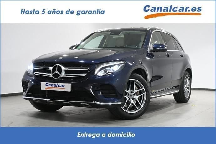 Usado Mercedes GLC250 211 CV (155 kW) 2017 Azul SUV