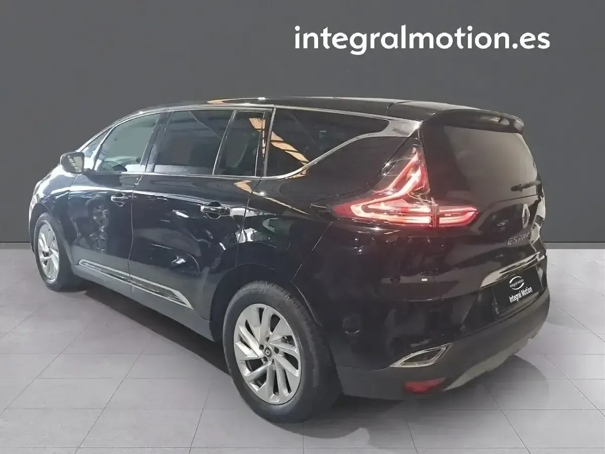Usado Renault Espace Life 130 CV (95 kW) 2017 Negro Monovolumen