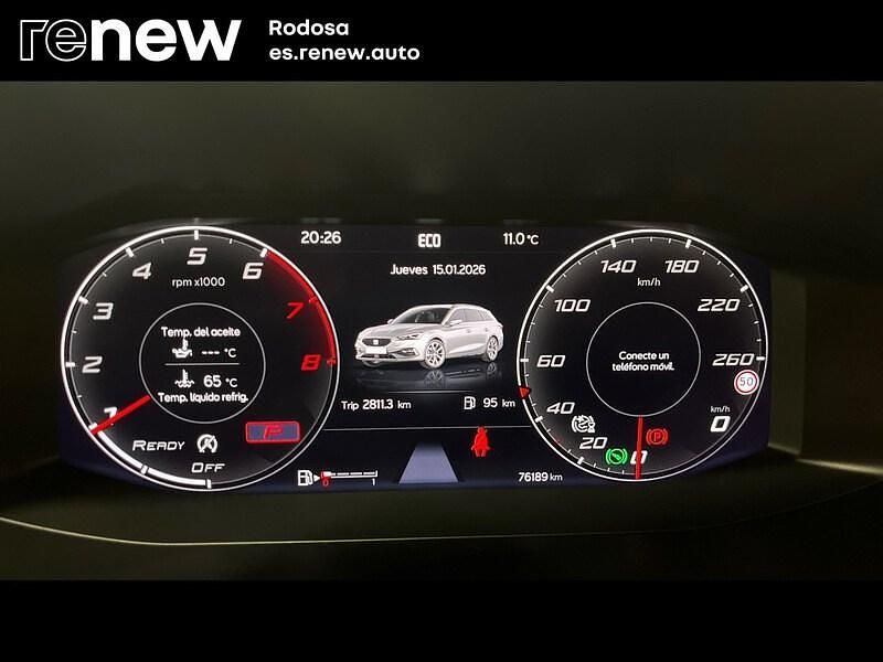 Usado Seat Leon FR 150 CV (110 kW) 2020 Rojo Berlina