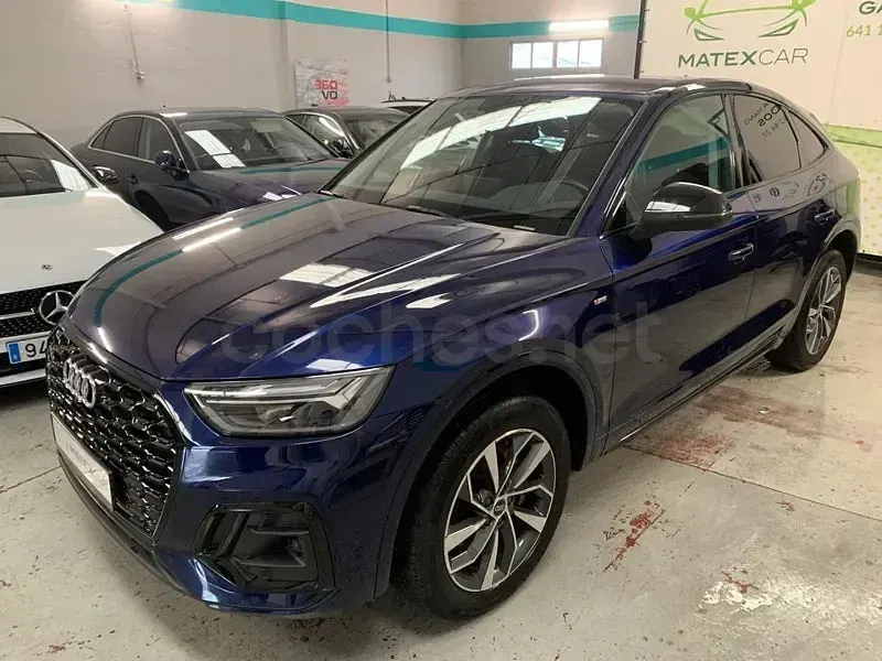 Usado Audi Q5 Sportback S-Line 204 CV (150 kW) 2021 Azul SUV