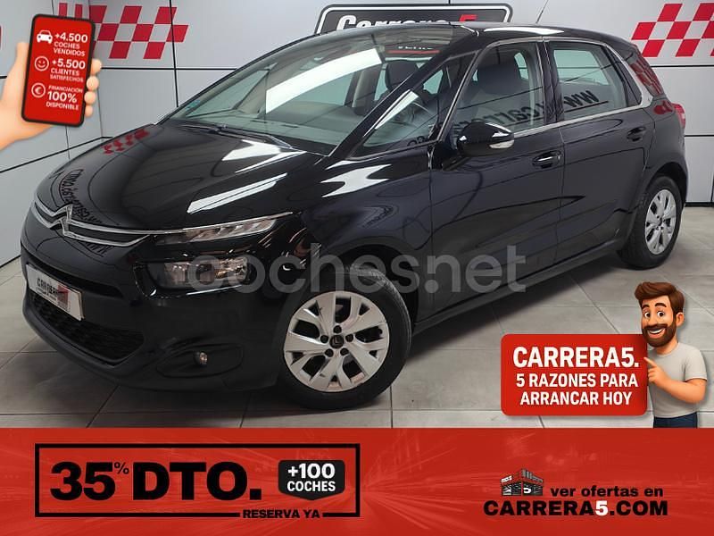 Negro Usado 2016 Citroën C4 Picasso Live Monovolumen | 8500 € (Buen precio) - Imagen 1/4