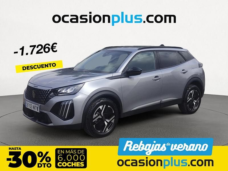 Gris Usado 2024 Peugeot 2008 Allure SUV | 18.990 € (Precio justo) - Imagen 1/4